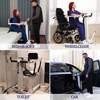 Fauteuil inclinable pliable de soutien médical, fauteuil releveur électrique, aide au transfert pour personnes âgées, siège de mobilité pour voiture