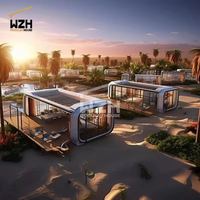 Maisons préfabriquées chinoises, conteneurs modulaires écologiques et durables de 20 pieds pour hôtels, restaurants et solutions de conception graphique