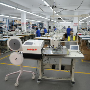 Máquina de Coser Automática para Colocar Velcro Ts-326G-Vc de Fábrica 2026, Máquina Automática de Alimentación <span class=keywords><strong>y</strong></span> Corte de Velcro - Product Image 1