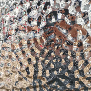 304 pannelli a parete piastra colore decorativo ondulazione dell'acqua lamiera di acciaio inossidabile martellato 4k 8k specchio inossidabile prezzo in bangladesh - Product Image 3