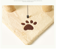 Vente chaude quatre étages luxe arbre à chat haute qualité bois et sisal jouet Configuration accessoires pour animaux de compagnie accessoire pour animaux de compagnie