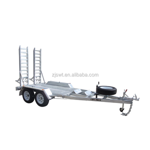 Remorque à 4 roues freinées 10x5 pour le transport de mini-excavatrices et de chargeurs Remorque pour excavatrice - Product Image 2