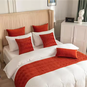 <span class=keywords><strong>Runner</strong></span> per Letto Decorativo Moderno, Copriletto Traspirante e Morbido, <span class=keywords><strong>Runner</strong></span> per Letto da Hotel - Product Image 5