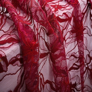 Новая коллекция: Модная легкая кружевная ткань из жаккарда с нейлоновыми и хлопковыми нитями высокого качества для платьев по сниженной цене - Product Image 4