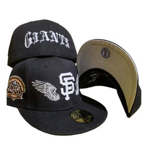 다저스 로스 앤젤레스를위한 완전 밀폐 야구 모자 스포츠 용 유행 자수 탬파베이 레이 조절 불가 캡 - Product Image 2