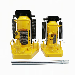 Gato hidráulico de botella de 30 toneladas y 155 mm de carrera para elevación, gato hidráulico de punta con garra ajustable, equivalente a Enerpac - Product Image 4