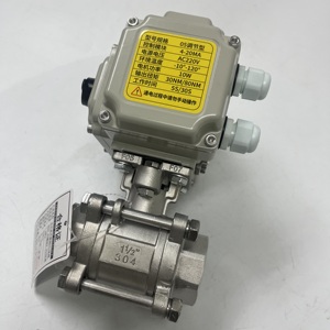 Vanne à boisseau fileté à couple élevé, régulation AC220V/AC380V, en acier inoxydable, pour système industriel haute pression, eau, OEM, 2 pouces, à couple élevé - Product Image 5