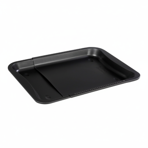 Linea metallica nera universale estensibile piastra di cottura 34.5-52cm per cottura e pasticceria utensili - Product Image 2