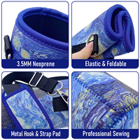 Fabricant de porte-bouteilles d'eau, housse de transport, étui pour bouteille d'eau, sac pour gobelet, pochette pour bouteille d'eau avec sangle, support pour gobelet, OEM