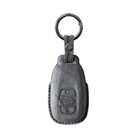 Autocollant Alcantara Xingcong pour clé de voiture, compatible avec Forester, Outback, Impreza, Crosstrek, étui pour clé