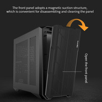 Tour de Boîtier PC Gaming ATX RGB pour Ordinateur de Bureau