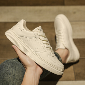 Zapatillas Deportivas Blancas Casuales de Verano, Transpirables, con Cordones, de Malla, Ligeras, de Lujo, a la Moda y Versátiles - Product Image 4