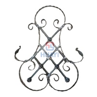 Arte de Pared de Hierro Forjado Elegante, Decoración Moderna y Estilosa para el Hogar, Hierro Forjado para Puerta, Exterior y Jardín