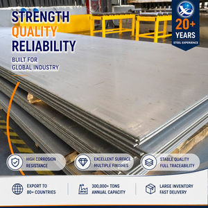 2205 Brushed Finish 10mm x 2000mm 4'x8' Annealed GB T3280 Stainless Steel Sheet for Cryogenic Service - Product Image 1