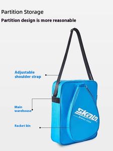 Vente en gros sur mesure sac de raquette de badminton pour hommes et femmes sac de tennis et de sport portable en nylon à épaule unique avec logo personnalisé - Product Image 4