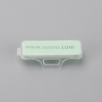 OUORO Étiquettes transparentes 3010 très vendues, étiquettes de marquage de câbles en fibre de verre/nylon imperméables, boîte de marquage de câbles, attaches pour câbles, étiquettes de marquage