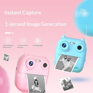 Nouvel appareil photo instantané pour enfants, impression thermique sur papier, pixels haute définition, écran 2,4 pouces, carte TF – Parfait pour les photos transfrontalières - Product Image 2