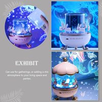 TSINYE LED veilleuse moderne pour enfants projecteur d'étoiles cadeaux son Machine lampe de Projection veilleuse Rechargeable pour chambre