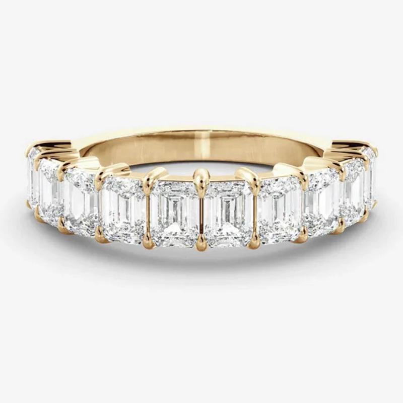 Luxury Moissanite Pendant Dvvs Baguette Diamond