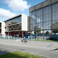 Edificios de Estructura de Acero Modernos de Diseño Personalizado PTH para Gimnasios y Pistas Deportivas, Alta Durabilidad, Diseño 3D Gratuito, Alta Resistencia al Viento