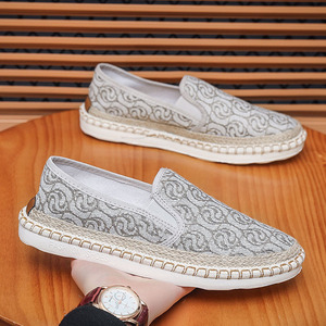 Usine femmes Jute tresses semelle extérieure en caoutchouc sans lacet Injection chaussures décontractées chaussures plates Espadrilles femmes pour l'Afrique du Sud - Product Image 1