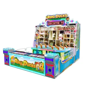 Professional Factory Challenge Game Arcade Carnival Booth Game Catch Ducks Lucky Win Bonus Ring Booth Carnival Machine