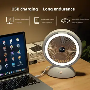 Summer Battery Charging Usb Portable Electric Light Rechargeable Mini Small Air Battery Ceiling Fans