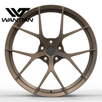 Jantes forgées multi-branches à disque fermé, finition polie miroir argentée, 15-24 pouces, 5x112 5x120 pour Maybach Classe S, Bentley, Rolls Royce