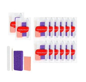 Vente en gros d'usine : Ensemble de pédicure jetable de luxe 4 pièces en EVA avec outils de nail art - Product Image 1