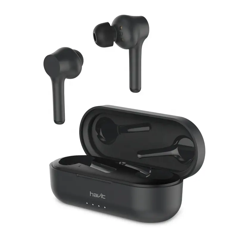 I92Pro ENC Headset Tws Nirkabel, Earbud Headphone Aksesori Ponsel Mini untuk Bermain Game