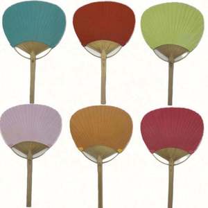 Éventail rond en papier de bambou imprimé sur mesure, très demandé, idéal comme cadeau de mariage - Product Image 5