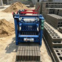 Machine manuelle de fabrication de blocs à prix d'usine avec moules pour briques creuses, pleines, autobloquantes et pavés en béton – Équipement de construction