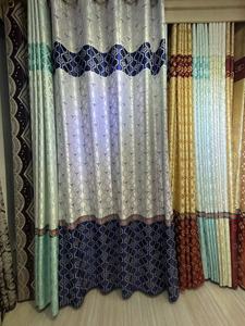 <span class=keywords><strong>Arredamento</strong></span> per la casa soggiorno in tessuto camera da letto tessuto Jacquard ritardante di fiamma isolato moderno formato personalizzato 100% tende - Product Image 2