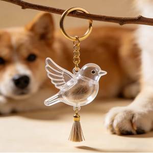 Cápsula Transparente Personalizada para Guardar Pelo de Mascota, Llavero Conmemorativo Grabable, Recolector de Bolas de Pelo de Mascota - Product Image 2