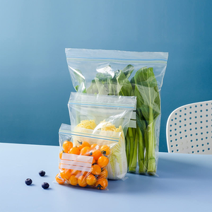 ถุงซิปล็อคแบบคู่สำหรับแช่แข็ง ขนาดแกลลอน ถุงเก็บอาหารขนาดควอร์ต ถุงซิปล็อคสำหรับแซนวิช ถุงพลาสติกแบบมีซิปปิดผนึกได้ - Product Image 4