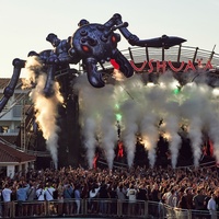 Décoration gonflable géante en métal pour scène, robot fourmi gonflable pour la scène de l'Ushuaia 2020