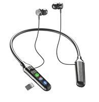 Earphone Gaming Sport Harga Spesial Baterai Besar Headphone Lari Sport Headset Neckband Layar Digital Earphone Hifi