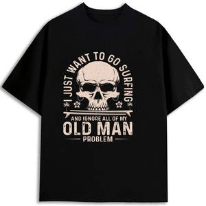 Camiseta de Algodón para Hombre, 180 g/m², Corte Regular, Cuello Redondo, Manga Corta, Estampada con Patrón, Tela Jersey Antiencogimiento - Product Image 1