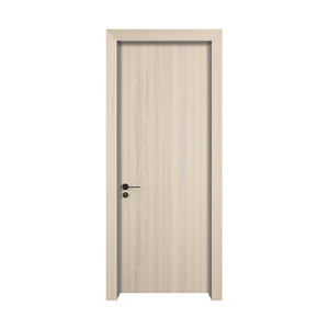 Puerta de PVC con Revestimiento de Polímero WPC, Diseño Moderno Americano, Económica, Impermeable, para Interiores, con Espuma de PU - Product Image 4