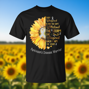 T-shirt promozionale I Am the Storm Parkinson's Disease Warrior - Product Image 3