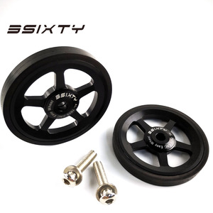 360易轮<span class=keywords><strong>2pcs</strong></span>易轮，适用于Brompton折叠自行车合金超轻轮 - Product Image 2