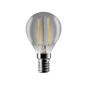 4 W 5 W P45 Edison Globe Ball Light Smoky E27 P45 Filament-LED-Glockglühbirne Ersatz für Glühbirne