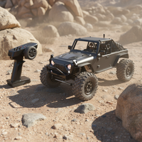 Voiture RC électrique 1/12 2,4 GHz 4x4 avec Wi-Fi, construction métallique, niveau expert, portée de contrôle de 120 m, prête à l'emploi, utilisation en extérieur