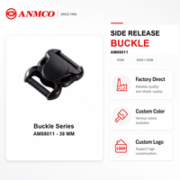 Boucle à dégagement latéral pour bagages, modèle AM88011, OEM/ODM, couleur et logo personnalisés, fourniture directe usine pour acheteurs B2B