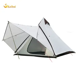 सर्दियों Teepee तम्बू हीटिंग आश्रय Backpacking झोपड़ी 3-4 व्यक्ति भंडारण कॉम्पैक्ट सरल निर्माण तम्बू