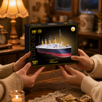 Rompecabezas 3D del Titanic, Kit de Modelo Metálico, Educativo, Venta al Por Mayor, Personalizable, Juguete STEM, Regalo, Decoración, Directo de Fábrica, OEM, CE EN71