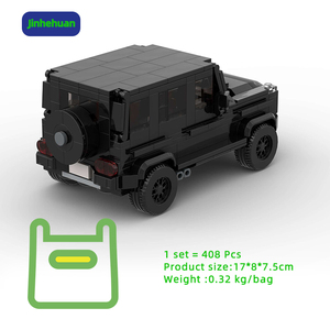 Nuovi Giocattoli Veicoli da Costruzione per Bambini, Auto Sportive Nere per Bambine, <span class=keywords><strong>Mini</strong></span> Moc Fai da Te, Mattoncini Modello SUV, Set di Blocchi per Costruire Automobili - Product Image 2