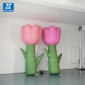 Modèle de fleurs de tulipes gonflables géantes pour la publicité de l'<span class=keywords><strong>EXPO</strong></span> du jardinage - Product Image 5