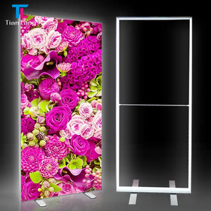 TianLang doble cara Seg LED telón de fondo sin herramientas impresión personalizada sin marco tensión tela caja de luz para publicidad - Product Image 1