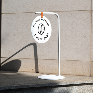 Açık ayrılabilir zemin ayakta ekran kartı, asılı işareti, çift taraflı logo özelleştirme - Product Image 2